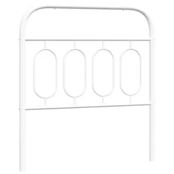 Vidaxl Kovinsko nadomestno vzglavje belo 80 cm