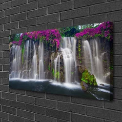 tulup.si Slika na platnu Slap narava 100x50 cm