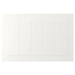 STENSUND Front fioke, bela, 60x40 cm