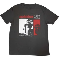 Matchbox Twenty Majica Yourself Unisex Charcoal Grey M