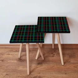 Hanah Home Set klub stočića 2Shp367, 2 komada, Šareni