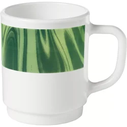 Bormioli Rocco skodelica z ročajem Careware 250 ml, zelena (12 kos)