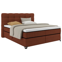 Premium Living Postelja Boxspring Carmen C, Rjava, 160x200