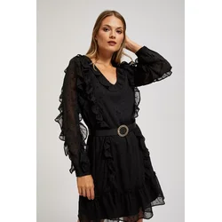 Marisse Dress With Ruffles