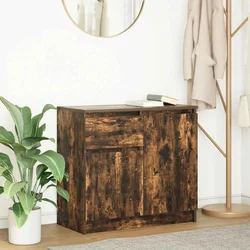 Komoda s ladicama dimljenog hrasta 71x35x65cm konstruirano drvo