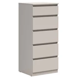 Ozka komoda Tetrix 50 cm - kašmir