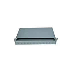 SCHRACK FO Panel 19,za 12xLCdx adaptera,prazan,1HU,sivi,PREMIUM