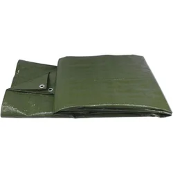 Pokrivna ponjava z ušesci, 90 gramov, 3 x 4 m, zelena
