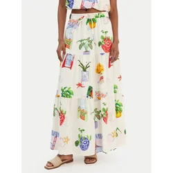Seafolly Maxi krilo La Boca 55650-SK Écru Regular Fit