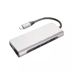 Celly PROHUBEVO USB tip C hub 2xUSB/HDMI/USB tip C/microSD/SD/LAN port