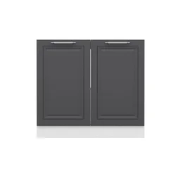 Hanah Home kuhinjski element Minar 7976, 80 cm, beli / antracit