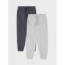 Sinsay - Pakovanje od 2 para jogger trenerki loose kroja - svetlo siva