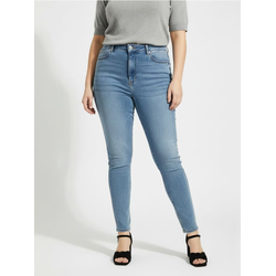 Sinsay - Skinny farmerke sa visokim strukom Plus size - plavi džins