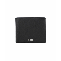 HUGO BOSS DENARNICA MOŠKAČRNA USNJENA BASIC