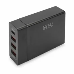 DIGITUS Univerzalni punjač 72W DA-10195/1.2m/ crna