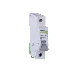 Overcurrent circuit breaker 6 kA, ch-ka B, 6 A, 1-pole.