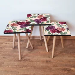 HANAH HOME Set 3 stočića 3Shp174 Multicolor