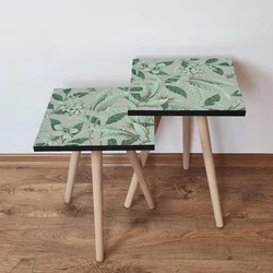 Hanah Home Set klub stočića 2Shp193, 2 komada, Sivi
