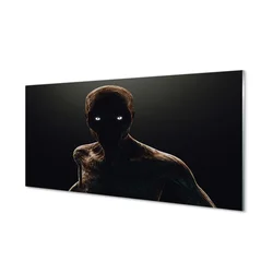 tulup.si Slika na steklu Bald grozno obliko 140x70 cm 4 obešalnika