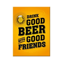 NOSTALGIC ART Magnet Drink Good Beer