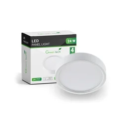 Green tech LED panel nadgradni 24w 6500k okrugli ( cx-r02-24cw )