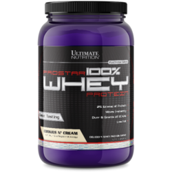 Ultimate Nutrition Protein 100% Whey Prostar, Keks i Krem, 907g