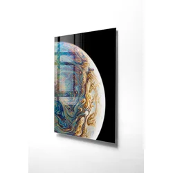 WALLXPERT dekorativna slika od kaljenog stakla EARTH 1 (UV 512) 45 x 65cm