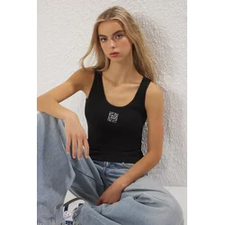 Trendyol Milla Ženska majica TWOSS22AL0042, Crna