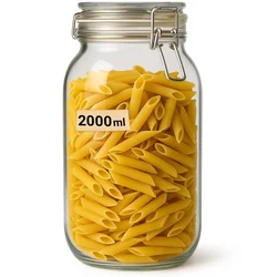 shumee Steklen kozarec s sponko 2000 ml
