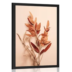 Plakat listi Peach Fuzz - 40x60 black