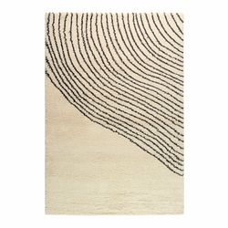 Črna/bež preproga 140x200 cm Coastalina – Bonami Selection