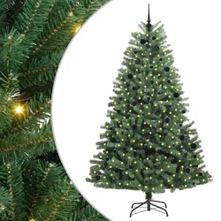 Umjetno božićno drvce s nogom Zelena 240 cm PVC i metal