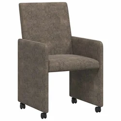 Blagovačke stolice s kotačima 2 pcs Tamno siva 57 x 66 x 94 cm