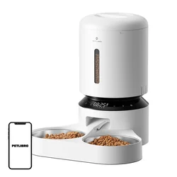 Petlibro PETLIBRO Granary 5l posoda za hrano z dvojno posodo (bela)