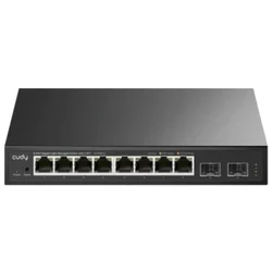 Cudy GS108ES2 V1.0 Switch 8× GbE, 2× 1.25G SFP Extend Mode VLAN Mode