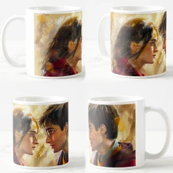 Keramička šolja Harry Potter i sestra, 330 ml