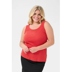 KAFFE CURVE Top KCCarina rdeča