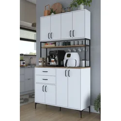 Hanah Home Multifunkcionalna komoda, Bela