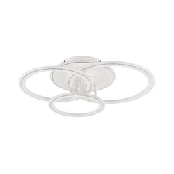 Zuma Line MS238130-WH - LED prigušiva svetiljka LUNAR LED/55W/230V 3000-6000K bela +DALJINSKI UPRAVLJAČ