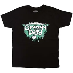 Green Day Majica Sad Smiley Unisex Black 2XL