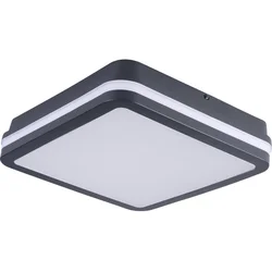 Kanlux 38780 - LED spoljašnja svetiljka sa senzorom BENO 24/30W/230V 3000/3500/4000K IP65 antracit