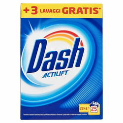 Dash Actilift prašak za rublje, za bijelo rublje, 25 pranja
