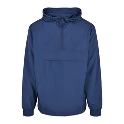 Basic Pull Over Jacket Dark Blue
