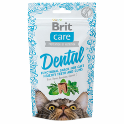 Treat Brit Care Cat Snack Dental 50 g