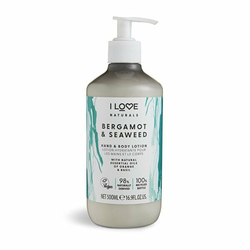 I LOVE Losion za ruke i telo Naturals Bergamot i morska trava, 500ml