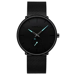 Ročna ura Crrju Minimalistic Blue