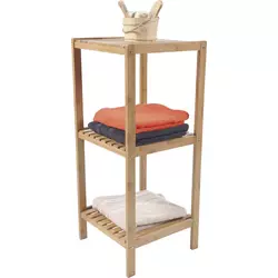 Tendance Stalak Sa 3 Police 34X33X79Cm Bambus