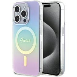 Guess GUHMP15XHITSU iPhone 15 Pro Max 6.7 purple hardcase IML Iridescent MagSafe (GUHMP15XHITSU)