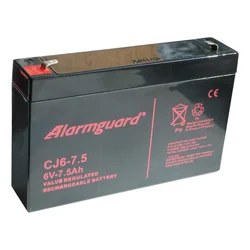 Alarmguard Backup Battery 6V, 7.5Ah, 112A