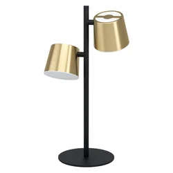 EGLO Stona lampa ALTAMIRA 2xGU10 crna/mesing 39986